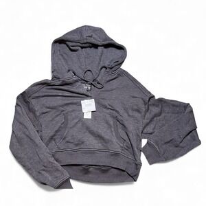 American Eagle Outfitters Seriously Lived In Gray Pullover Hoodie Sweatshirt Med